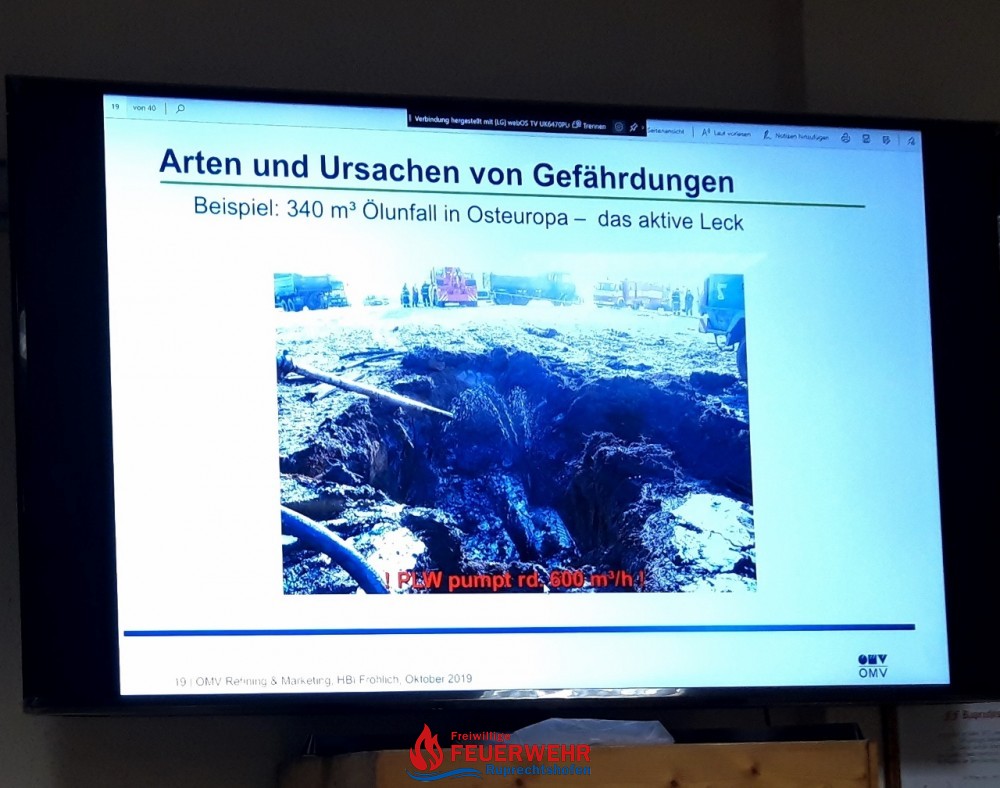 SCHULUNG - ÖLWEHR  - OMV PRODUKTENLEITUNG