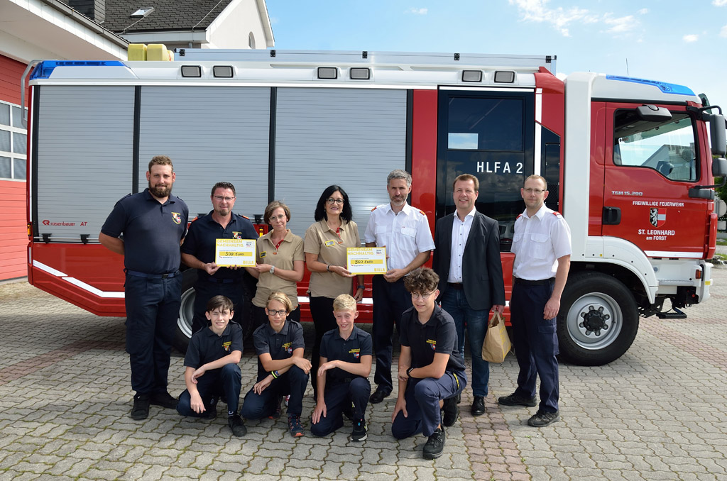 SPENDE FÜR FEUERWEHRJUGEND